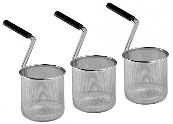 3 ROUND BASKETS FOR PASTA COOKERS (Code 927212)