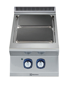 2-HOT SQUARE PL. ELEC.BOILING TOP 400 MM (Code 391039)