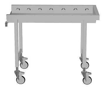 Handling System for Dishwasher Mobile roller conveyors (Code 865200)