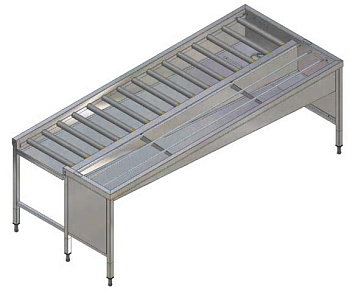 Electrolux Professional HSSMS5RL MANU. STAPELTI, 5 KÖ., R>L, 2640MM-SEITE (Code 865084)