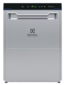 Electrolux Professional ELAI3GCL Geschirrspülen Untertischspülmaschine Cafè line mit atmosphärischem Boiler, Doppelwand, eingebauter Ablaufpumpe, Spülmittel- und Klarspülerspender, 3 Phasen, 45K./Std. (Code 502719)