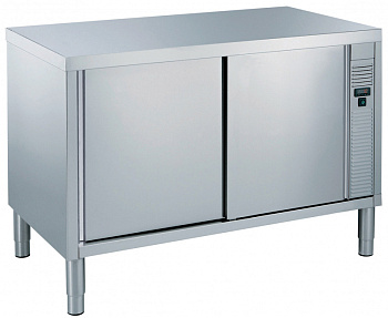 Standard Preparation 1400 mm Ventilated Hot Cupboard with Shelf & Sliding Doors (Code 132787)