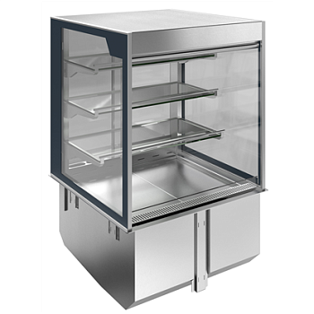 DROP-IN REMOTE REFRIGERATED WELL WITH REFRIGERATED DISPLAY, SQUARED, MEDIUM SERVICE - 4 HOURS - 2GN (CODE 341114)