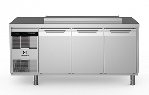 Electrolux Professional EHR3BLS Digital Undercounter ecostore HP Premium Refrigerated Counter - 440lt, 3-Door (Code 712692)