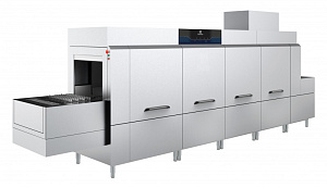 Electrolux Professional EFTD064EL2U2D1M5R385 Warewashing Flight type dishwasher, 2 tanks, 6400 dishes/h, electric, 950mm loading, 1300mm unloading (Code 520714)