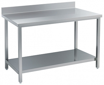 WORK TABLE + SHELF + UPSTAND 1000MM (132412)
