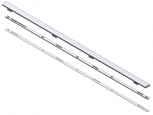 Electrolux Professional ENDRM80BSR ENDRAIL KIT, THERMALINE 80,BS (R) 12.5MM (Code 913205)