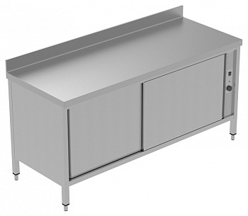 HOT CUPBOARD WITH UPSTAND 1800 MM (134054)