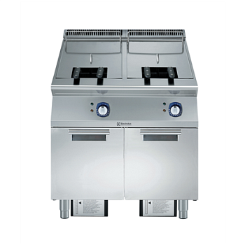 23+23LT EL.FRYER, 2 WELLS + 4X1/2 BASKETS, 430V (CODE 391385)