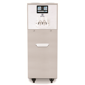 SOFT ICE CREAM DISPENSER 2X11L TANK-1,95L CYLINDER,2FLAVOURS+1MIX, ELECTRON.CONTROL-TOUCH PANEL,FREEST. 650CONES-PUMP (CODE 560079)