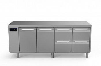 Electrolux Professional EH4RRAABB REFR.COUNTER 590LT 2DR 4 DRAWERS REMOTE (Code 710080)