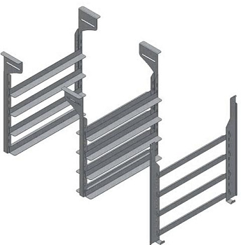 GUIDE RACK FOR 16 DW BASKETS - 2600MM (Code 865032)