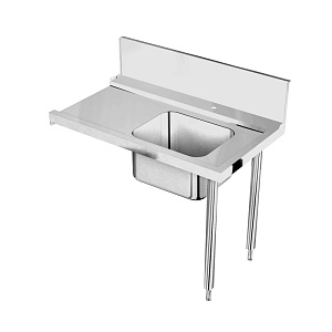 Electrolux Professional BHRPTB11R Handlingsystem für Korbtransportmaschinen Vorspültisch mit Becken, 1200 mm, Laufrichtung R > L (Code 865404)