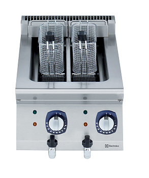Electrolux Professional E7FRED2A00 2 X 5 L ELEKTRO-TISCH-FRITEUSE 400 MM (Code 371074)
