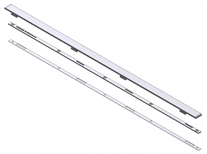 Electrolux Professional ENDRMOD80R ENDRAIL KIT, THERMALINE 80 (R) 12.5MM (Code 913201)