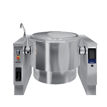 ProThermetic Sprint Electric Tilting Boiling Pan, 200lt Hygienic Profile, Freestanding with Stirrer (Code 586923)