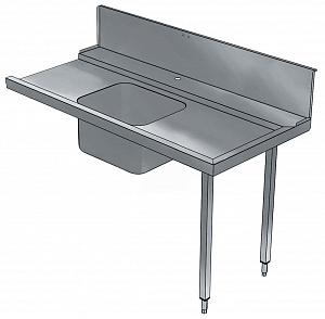 Electrolux Professional BHHPTB12R PREWASH TABLE W/BOWL R>L 1200MM-HOODTYPE (Code 865308)