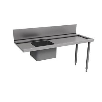 PREWASH TAB+BOWL+STRAINER R> L 1800MM-HT (Code 865332)
