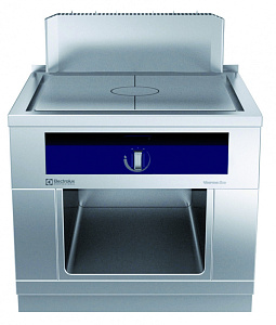 Electrolux Professional MCLIEBJDVO Modular Cooking Range Line thermaline 90 - Freestanding Gas French Top, 1 Side with Backsplash, H=700 (Town Gas) (Code 593345)