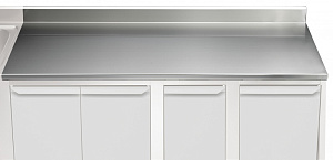 Electrolux Professional TPLA22A ARBEITSPLATTE M. AUFKANTUNG 2200 MM (Code 121160)