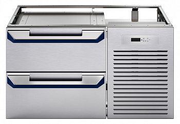 Modular Cooking Range Line thermaline 90 - 1000 mm Ref-freezer Base with 2 drawers, 1 Side, H=550 (R290) (Code 589680)