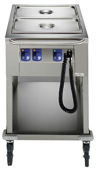 BAIN-MARIE TROLLEY-OPEN TYPE-2 WELLS-2GN (Code 342105)