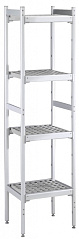 Electrolux Professional ALS772 ALUM.LINEAR SHELV.-POLY.TIERS-373X772MM (Code 137010)