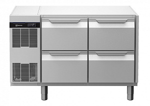 Electrolux Professional EK2R7BBH Digital Undercounter ecostore HP Concept Refrigerated Counter 4x½ Drawers (without worktop) - 60Hz (Code 710369)