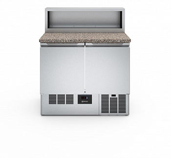 Digital Undercounter Refrigerated Counter Saladette - 250lt, 2 Doors (R290) (Code 725106)