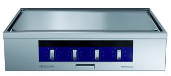 Modular Cooking Range Line thermaline 90 - 1000 mm Electric Free-cooking Top with Smooth Plate, 1 Side (Code 589891)