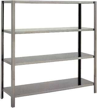 Electrolux Professional SSH13 CNS-REGAL, 4 GESCHLOSSENE BÖDEN, 1370 MM (Code 137002)