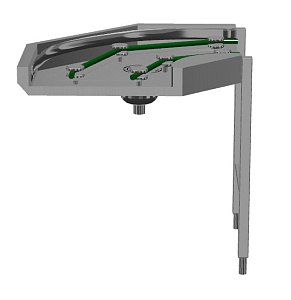 Electrolux Professional HSBCC90C Handling System for Rack Type Basket Cord Conveyor Curve 90° (Code 863164)