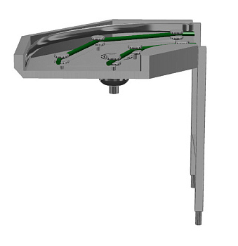 Handling System for Rack Type Basket Cord Conveyor Curve 90° (Code 863164)