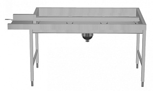 Electrolux Professional HSDDS3LR Handling System for Rack Type Automatic Sorting Table, Dishwashing Driven with 3 Baskets - Left to Right, 1920mm (Code 865461)
