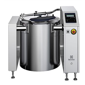 ELECTRIC BOILING PAN VARIOMIX 100L, WITH FEET INCLUDING LID, FOOD SENSOR, AUTOMATIC WATER FILLING, LEVEL CONTROL H=600 (CODE 232307)