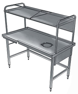 Electrolux Professional BHST1708R SORTING TABLE R&gt L 1700 MM X 800 MM (Code 865336)