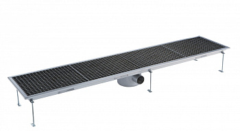 Electrolux Professional FDD40185 FLR.DRAIN+GRATE+C.SIPH-HOR.OUT.400X1850 (Code 328069)