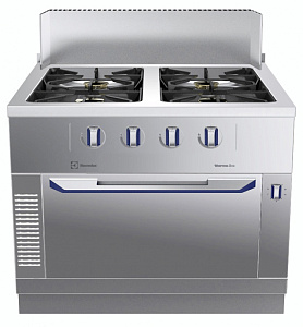 Electrolux Professional MBQIGBHCPO GAS TOP,4BURN+STAT.OVEN,1-S,800X850X700H (Code 588691)
