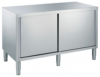 Standard Preparation 1600 mm Worktop Cupboard with Shelf and Sliding Doors (Code 132773)