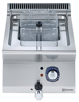 Electrolux Professional E7FRED120N Modulare Großküchengeräteserie 700XP 1-Becken-Elektro-Friteuse, 7 l, Tischgerät (Code 371140)