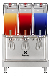 Electrolux Professional ECS3L22UK Simplicity Bubblers Chilled Beverage Dispensers 3x18 L, agitator model with locking lid and UK plug (Code CCCRL2)
