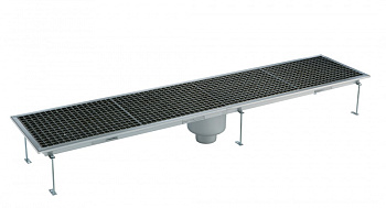 FLR.DRAIN+GRATE+C.SIPH-VERT.OUT.400X2300 (328066)