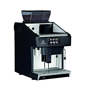 Electrolux Professional TANGOACE1LC Kaffeesysteme Tango® Ace Vollautomat, 1 Gruppe, 220x40 ml Espressotasse/Std., 6,5 Liter Dampf-/Kaffeeboiler, 1x1,7 kg und 1x1,2 kg Kaffeebehälter, Wasser und Dampf programmierbar, Tango Cappuccinatore mit Doppelfun (Code 602556)