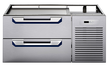 Electrolux Professional MC6IDAKOBO Modulare Großküchengeräteserie thermaline 90 - 1200 mm Ref-freezer Base with 2 drawers, 1 Side, H=550 (R290) (Code 589681)