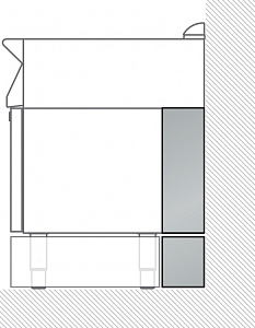 Electrolux Professional DUCT700 2 BLENDEN FÜR SERVICEKANAL SERIE 700 (Code 206248)
