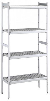 Electrolux Professional ALS1394 ALUM.LINEAR SHELV.-POLY.TIERS-373X1394MM (Code 137017)