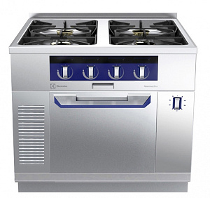 Electrolux Professional MCQMEBJCPO GAS,4BURN,ECO,S.OVEN,1S,BS,1000X900X700H (Code 589644)