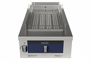 Electrolux Professional MCDDABEOIO Modular Cooking Range Line thermaline 90 - Half Module Electric Chargrill, 1 Side with Backsplash (Code 589285)