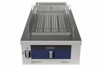 Modular Cooking Range Line thermaline 90 - Half Module Electric Chargrill, 1 Side with Backsplash (Code 589285)