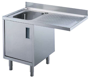 CUPB.SINK FOR DW 1 BOWL+R/H DRAINER 1200 (Code 132715)